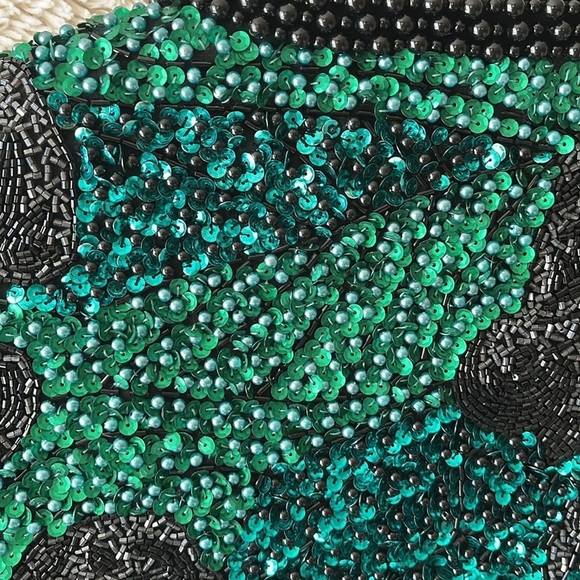 RARE Beaded Indian Head Sequined Jacket - Picture 10 of 17